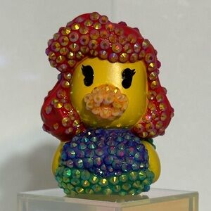 Disney Ariel The Little Mermaid Rubber duck rhinestone Bling Cruise Jeep Cheer